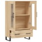 vidaXL Aparador alto madera de ingeniería roble Sonoma 69,5x31x115 cm vidaXL Aparador alto madera de ingeniería roble Sonoma 69,5x31x115 cm