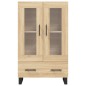 vidaXL Aparador alto madera de ingeniería roble Sonoma 69,5x31x115 cm vidaXL Aparador alto madera de ingeniería roble Sonoma 69,5x31x115 cm