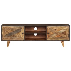 vidaXL Mueble para la TV de madera maciza de mango 140x30x45 cm