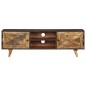 vidaXL Mueble para la TV de madera maciza de mango 140x30x45 cm