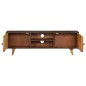 vidaXL Mueble para la TV de madera maciza de mango 140x30x45 cm