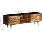 vidaXL Mueble para la TV de madera maciza de mango 140x30x45 cm