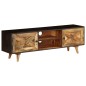 vidaXL Mueble para la TV de madera maciza de mango 140x30x45 cm