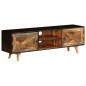 vidaXL Mueble para la TV de madera maciza de mango 140x30x45 cm