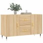 vidaXL Aparador de madera de ingeniería roble Sonoma 100x36x60 cm vidaXL Aparador de madera de ingeniería roble Sonoma 100x36x60 cm