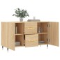 vidaXL Aparador de madera de ingeniería roble Sonoma 100x36x60 cm vidaXL Aparador de madera de ingeniería roble Sonoma 100x36x60 cm