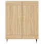 vidaXL Aparador de madera de ingeniería roble Sonoma 69,5x34x90 cm vidaXL Aparador de madera de ingeniería roble Sonoma 69,5x34x90 cm