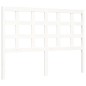 vidaXL Estructura de cama con cabecero madera maciza blanco 120x200 cm