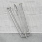 vidaXL Cortinas opacas con ganchos look de lino 2 pzas gris 140x245 cm vidaXL Cortinas opacas con ganchos look de lino 2 pzas gris 140x245 cm
