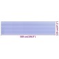 vidaXL Toldo para balcón HDPE azul y blanco 120x500 cm vidaXL Toldo para balcón HDPE azul y blanco 120x500 cm