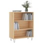 vidaXL Estantería madera de ingeniería roble Sonoma 69,5x32,5x90 cm vidaXL Estantería madera de ingeniería roble Sonoma 69,5x32,5x90 cm