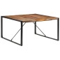 vidaXL Mesa de comedor madera maciza con acabado sheesham 140x140x75cm