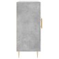 vidaXL Aparador de madera de ingeniería gris hormigón 90x34x80 cm