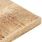 vidaXL Superficie de mesa madera maciza de mango 15-16 mm 70x70 cm