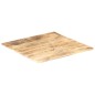 vidaXL Superficie de mesa madera maciza de mango 15-16 mm 70x70 cm