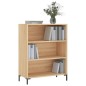 vidaXL Estantería madera de ingeniería roble Sonoma 69,5x32,5x90 cm vidaXL Estantería madera de ingeniería roble Sonoma 69,5x32,5x90 cm