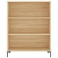 vidaXL Estantería madera de ingeniería roble Sonoma 69,5x32,5x90 cm vidaXL Estantería madera de ingeniería roble Sonoma 69,5x32,5x90 cm