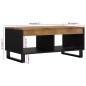 vidaXL Mesa de centro de madera maciza mango 90x50x40 cm vidaXL Mesa de centro de madera maciza mango 90x50x40 cm