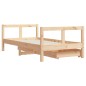 vidaXL Estructura de cama infantil con cajones madera de pino 80x160cm vidaXL Estructura de cama infantil con cajones madera de pino 80x160cm