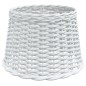 vidaXL Pantalla para lámpara de techo mimbre blanco Ø40x26 cm vidaXL Pantalla para lámpara de techo mimbre blanco Ø40x26 cm