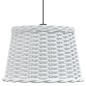 vidaXL Pantalla para lámpara de techo mimbre blanco Ø40x26 cm vidaXL Pantalla para lámpara de techo mimbre blanco Ø40x26 cm