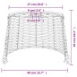 vidaXL Pantalla para lámpara de techo mimbre blanco Ø40x26 cm vidaXL Pantalla para lámpara de techo mimbre blanco Ø40x26 cm