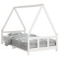 vidaXL Estructura de cama para niños madera de pino blanco 90x190 cm vidaXL Estructura de cama para niños madera de pino blanco 90x190 cm
