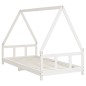 vidaXL Estructura de cama para niños madera de pino blanco 90x190 cm vidaXL Estructura de cama para niños madera de pino blanco 90x190 cm