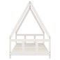 vidaXL Estructura de cama para niños madera de pino blanco 90x190 cm vidaXL Estructura de cama para niños madera de pino blanco 90x190 cm