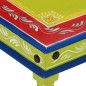 vidaXL Mesa de centro madera maciza de mango verde pintada a mano vidaXL Mesa de centro madera maciza de mango verde pintada a mano