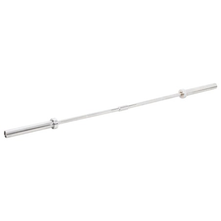 vidaXL Pesas olímpicas de acero 180 cm