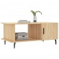 vidaXL Mesa de centro madera contrachapada roble Sonoma 90x50x40 cm vidaXL Mesa de centro madera contrachapada roble Sonoma 90x50x40 cm