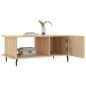 vidaXL Mesa de centro madera contrachapada roble Sonoma 90x50x40 cm vidaXL Mesa de centro madera contrachapada roble Sonoma 90x50x40 cm