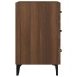 vidaXL Mesita de noche madera de ingeniería marrón roble 40x40x66 cm vidaXL Mesita de noche madera de ingeniería marrón roble 40x40x66 cm