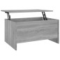 vidaXL Mesa de centro madera contrachapada gris Sonoma 80x55,5x41,5 cm vidaXL Mesa de centro madera contrachapada gris Sonoma 80x55,5x41,5 cm
