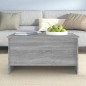 vidaXL Mesa de centro madera contrachapada gris Sonoma 80x55,5x41,5 cm vidaXL Mesa de centro madera contrachapada gris Sonoma 80x55,5x41,5 cm