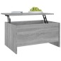 vidaXL Mesa de centro madera contrachapada gris Sonoma 80x55,5x41,5 cm vidaXL Mesa de centro madera contrachapada gris Sonoma 80x55,5x41,5 cm