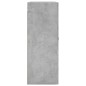 vidaXL Armario de pared gris hormigón 69,5x34x90 cm vidaXL Armario de pared gris hormigón 69,5x34x90 cm