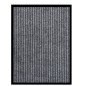 vidaXL Felpudo de rayas gris 60x80 cm vidaXL Felpudo de rayas gris 60x80 cm