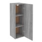 vidaXL Mueble para TV madera contrachapada gris Sonoma 30,5x30x90 cm vidaXL Mueble para TV madera contrachapada gris Sonoma 30,5x30x90 cm