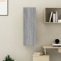 vidaXL Mueble para TV madera contrachapada gris Sonoma 30,5x30x90 cm vidaXL Mueble para TV madera contrachapada gris Sonoma 30,5x30x90 cm