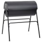 vidaXL Parrilla barril 2 rejillas de cocción negro acero 80x95x90 cm vidaXL Parrilla barril 2 rejillas de cocción negro acero 80x95x90 cm