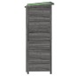 vidaXL Cobertizo para herramientas jardín madera pino gris 83x57x140cm vidaXL Cobertizo para herramientas jardín madera pino gris 83x57x140cm