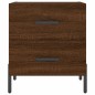vidaXL Mesita noche 2 uds madera ingeniería marrón roble 40x35x47,5 cm vidaXL Mesita noche 2 uds madera ingeniería marrón roble 40x35x47,5 cm