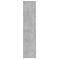 vidaXL Estantería/divisor madera ingeniería gris hormigón 80x30x135 cm vidaXL Estantería/divisor madera ingeniería gris hormigón 80x30x135 cm