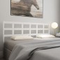 vidaXL Cabecero de cama madera maciza de pino blanco 185,5x4x100 cm
