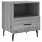 vidaXL Mesitas noche 2 uds madera ingeniería gris Sonoma 40x35x47,5 cm vidaXL Mesitas noche 2 uds madera ingeniería gris Sonoma 40x35x47,5 cm