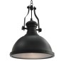 vidaXL Lámpara de techo redonda negra E27 vidaXL Lámpara de techo redonda negra E27