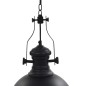vidaXL Lámpara de techo redonda negra E27 vidaXL Lámpara de techo redonda negra E27