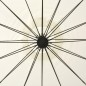 vidaXL Sombrilla colgante con palo de aluminio blanco 3 m